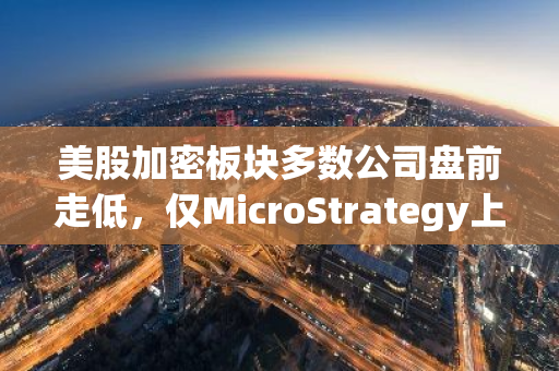 美股加密板块多数公司盘前走低，仅MicroStrategy上涨0.8%