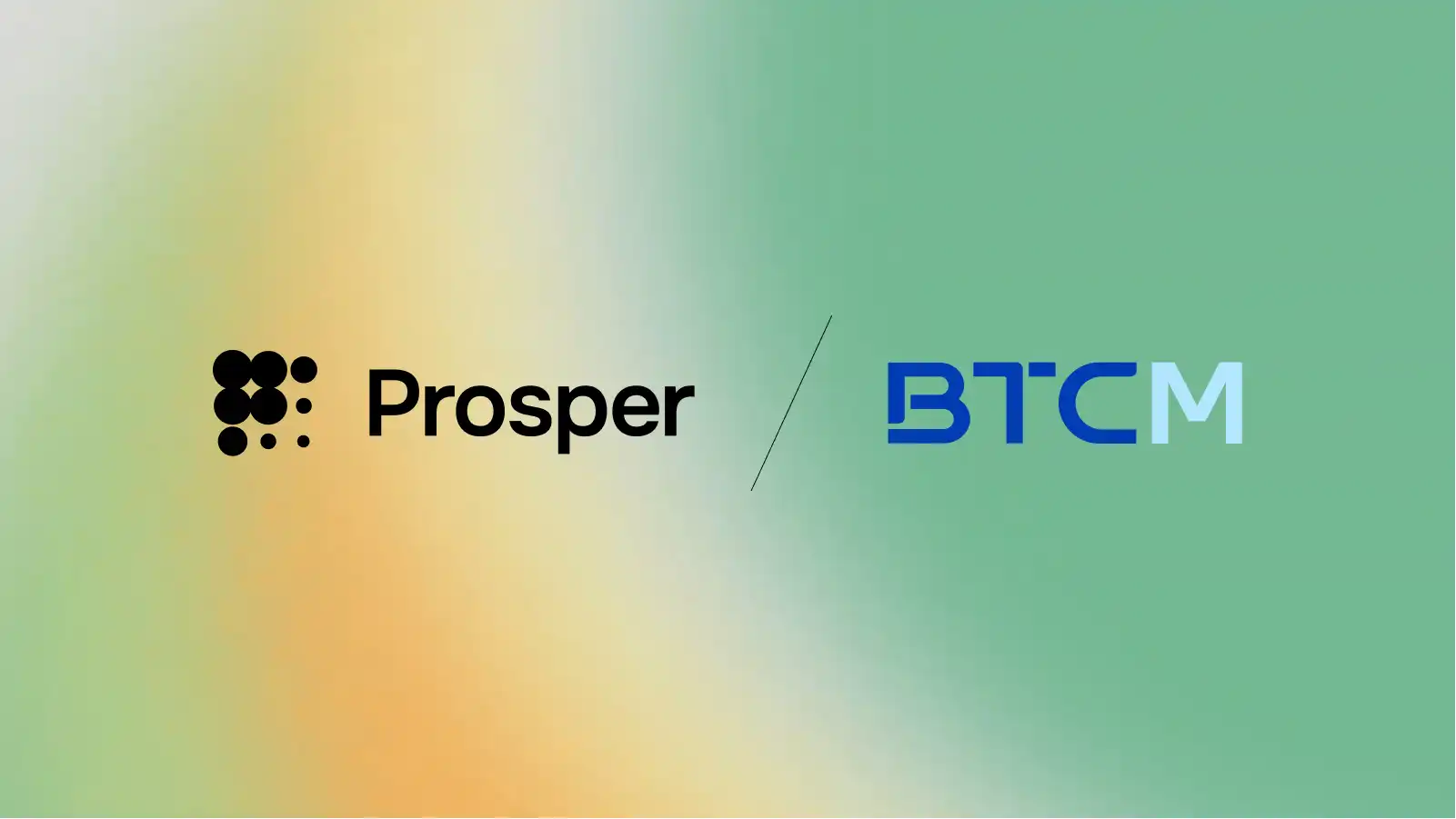 Prosper获BIT Mining对其原生代币的投资，以支持其新的比特币挖矿战略定位