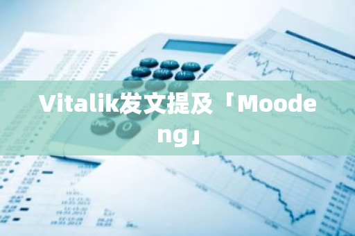 Vitalik发文提及「Moodeng」