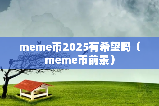 meme币2025有希望吗（meme币前景）