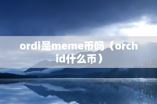 ordi是meme币吗（orchid什么币）