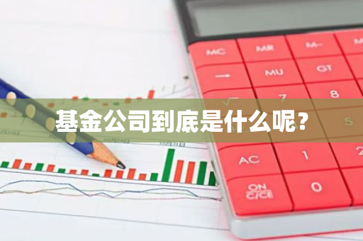 基金公司到底是什么呢？