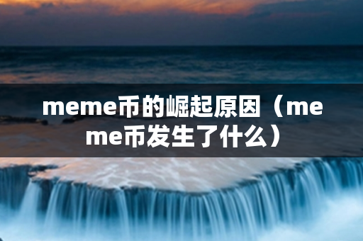 meme币的崛起原因（meme币发生了什么）