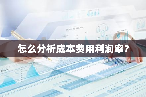 怎么分析成本费用利润率？