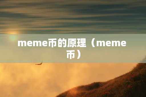 meme币的原理（meme 币）