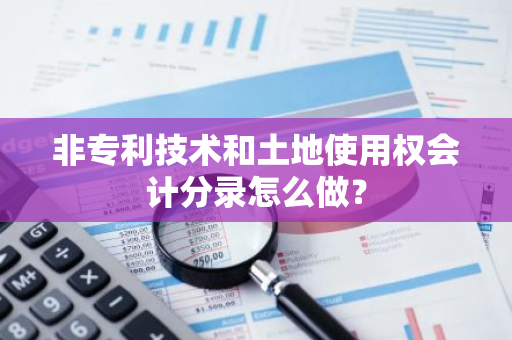 非专利技术和土地使用权会计分录怎么做？