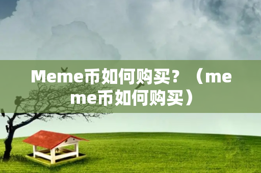 Meme币如何购买？（meme币如何购买）