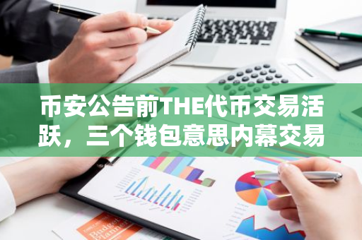 币安公告前THE代币交易活跃，三个钱包意思内幕交易