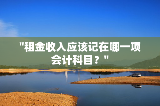 "租金收入应该记在哪一项会计科目？"