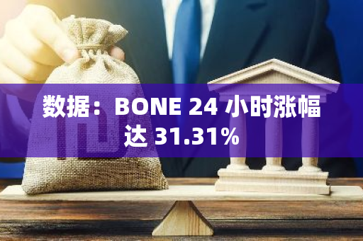 数据：BONE 24 小时涨幅达 31.31%