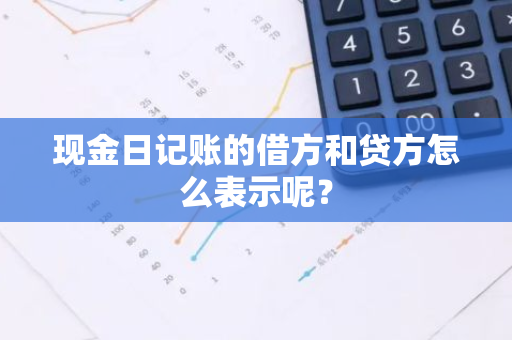 现金日记账的借方和贷方怎么表示呢？