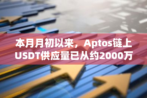 本月月初以来，Aptos链上USDT供应量已从约2000万枚增加至约1亿枚