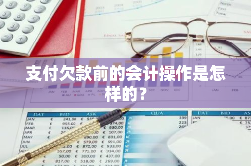 支付欠款前的会计操作是怎样的？