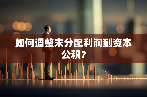 如何调整未分配利润到资本公积？