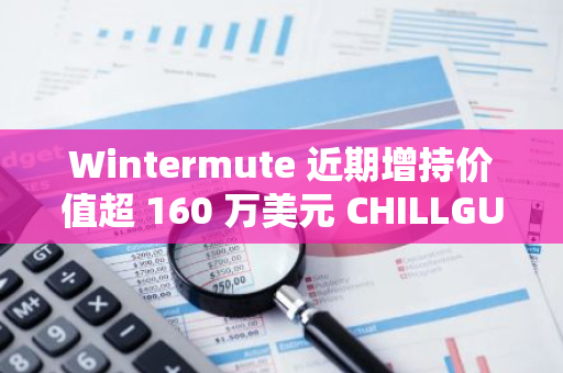 Wintermute 近期增持价值超 160 万美元 CHILLGUY，且仍在持续购买