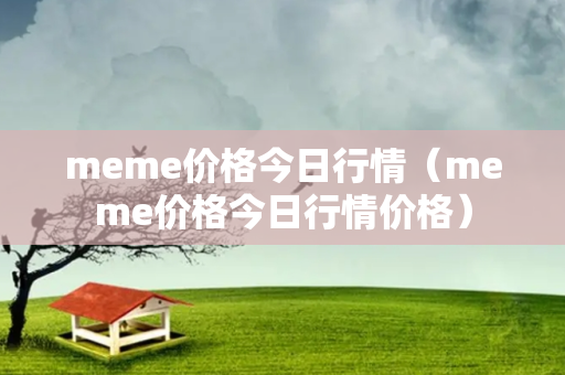 meme价格今日行情（meme价格今日行情价格）