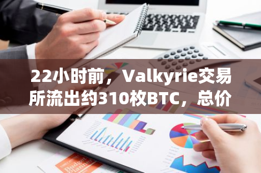 22小时前，Valkyrie交易所流出约310枚BTC，总价值达到惊人的2174万美元