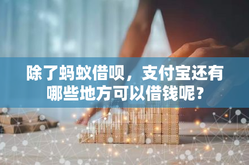 除了蚂蚁借呗，支付宝还有哪些地方可以借钱呢？