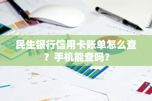 民生银行信用卡账单怎么查？手机能查吗？