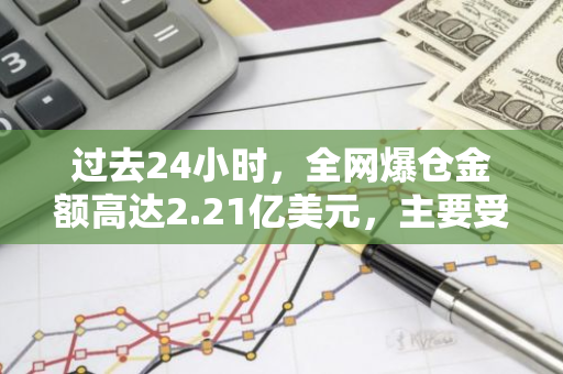 过去24小时，全网爆仓金额高达2.21亿美元，主要受多单影响