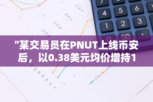 "某交易员在PNUT上线币安后，以0.38美元均价增持192万枚，浮盈超过220万美元"