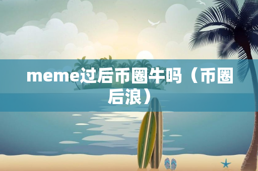 meme过后币圈牛吗（币圈后浪）