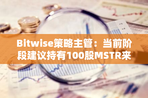 Bitwise策略主管：当前阶段建议持有100股MSTR来获得额外收入