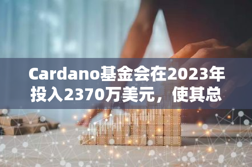 Cardano基金会在2023年投入2370万美元，使其总资产达到4.78亿美元