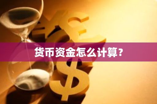 货币资金怎么计算？