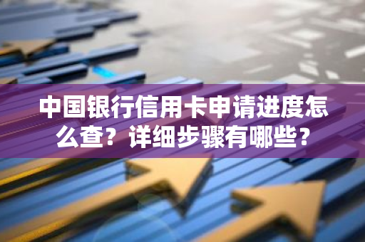 中国银行信用卡申请进度怎么查？详细步骤有哪些？