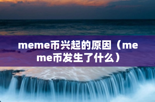 meme币兴起的原因（meme币发生了什么）