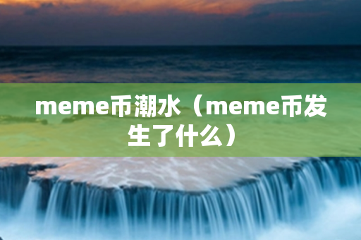 meme币潮水（meme币发生了什么）