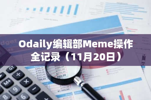 Odaily编辑部Meme操作全记录（11月20日）