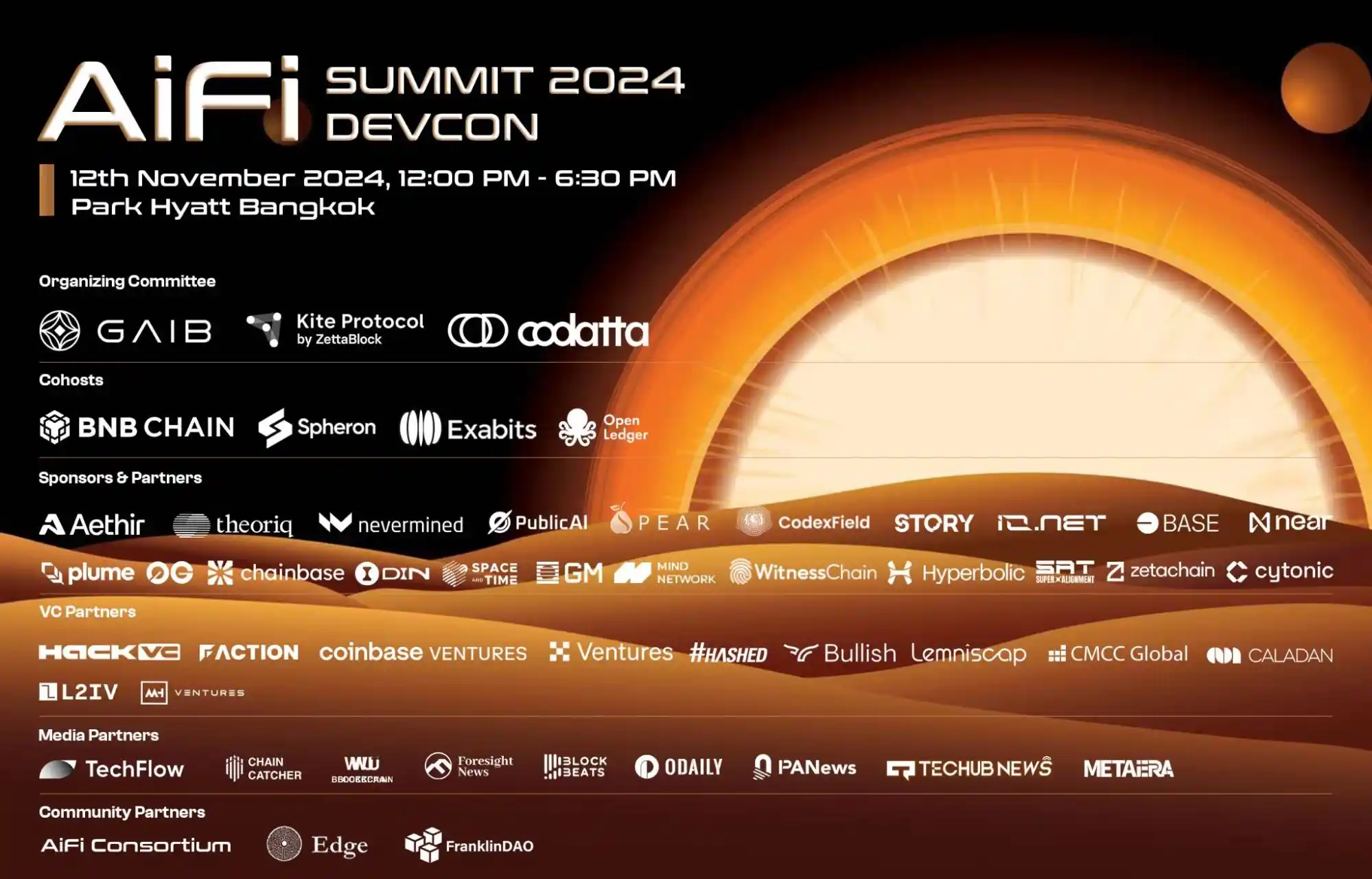 AiFi Summit Devcon报名倒计时，与GAIB、Codatta、ZettaBlock等众多项目共探AiFi的未来