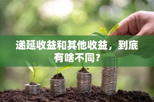 递延收益和其他收益，到底有啥不同？