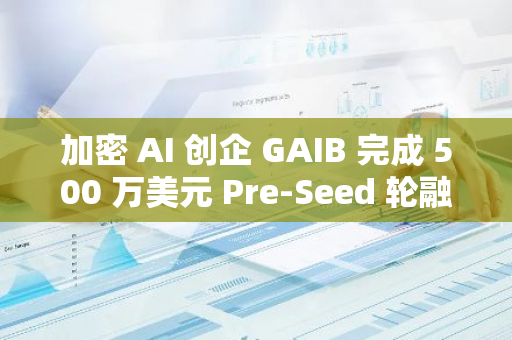 加密 AI 创企 GAIB 完成 500 万美元 Pre-Seed 轮融资，Hack VC 等领投