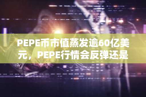 PEPE币市值蒸发逾60亿美元，PEPE行情会反弹还是继续下跌？