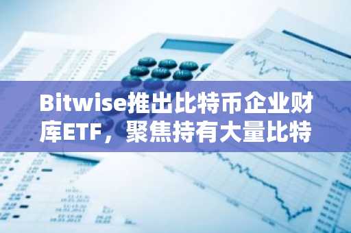 Bitwise推出比特币企业财库ETF，聚焦持有大量比特币的公司