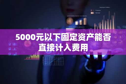 5000元以下固定资产能否直接计入费用