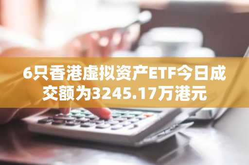 6只香港虚拟资产ETF今日成交额为3245.17万港元