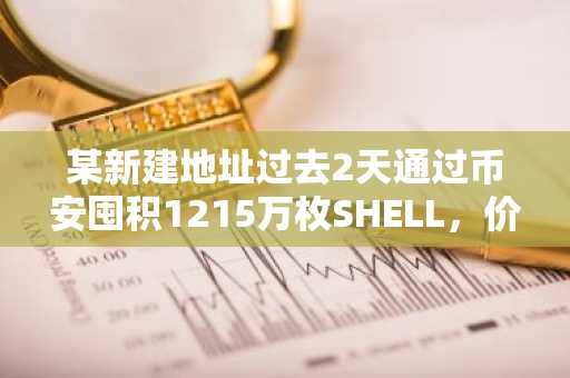 某新建地址过去2天通过币安囤积1215万枚SHELL，价值近350万美元