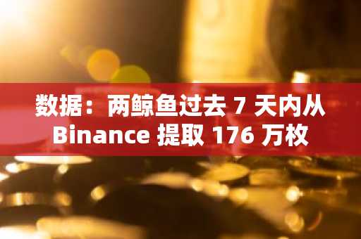 数据：两鲸鱼过去 7 天内从 Binance 提取 176 万枚 PENDLE，约合 924 万美元