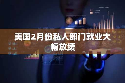 美国2月份私人部门就业大幅放缓