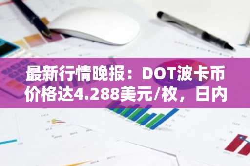 最新行情晚报：DOT波卡币价格达4.288美元/枚，日内跌幅-2.01%