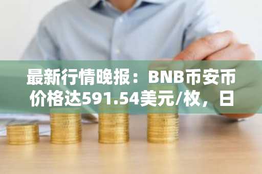 最新行情晚报：BNB币安币价格达591.54美元/枚，日内跌幅-1.26%