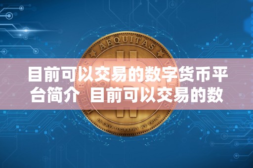目前可以交易的数字货币平台简介  目前可以交易的数字货币平台简介及能交易的数字货币