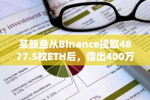 某鲸鱼从Binance提取4877.5枚ETH后，借出400万枚USDC再度存入Binance