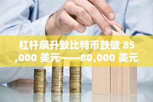 杠杆飙升致比特币跌破 85,000 美元——80,000 美元的陷阱？