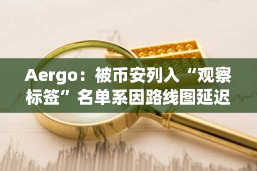 Aergo：被币安列入“观察标签”名单系因路线图延迟，而非技术或财务问题