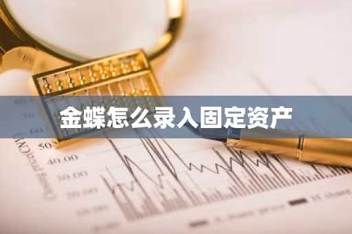 金蝶怎么录入固定资产